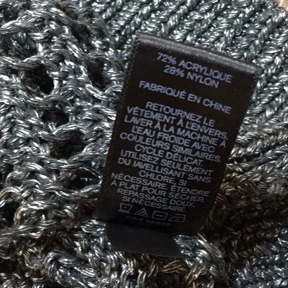 Silver Crochet Sweater - Picture 6 of 8